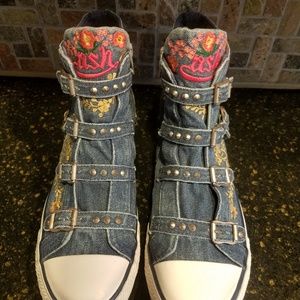 Ash Sneaker Vivi Embroidered Buckle Hi-Top